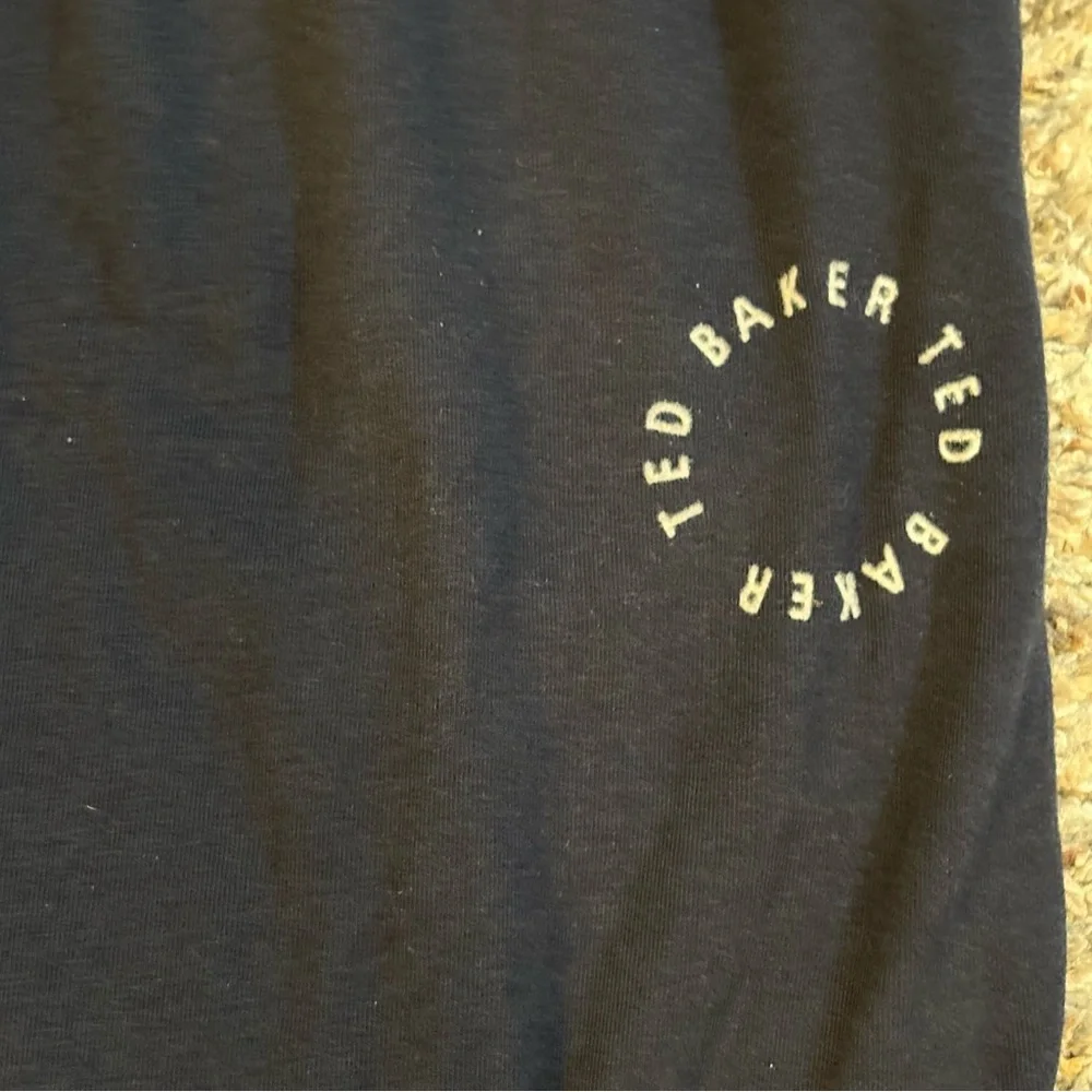 Ted Baker Navy Blue Sweatpants with Red Drawstring - Picture 7 of 10